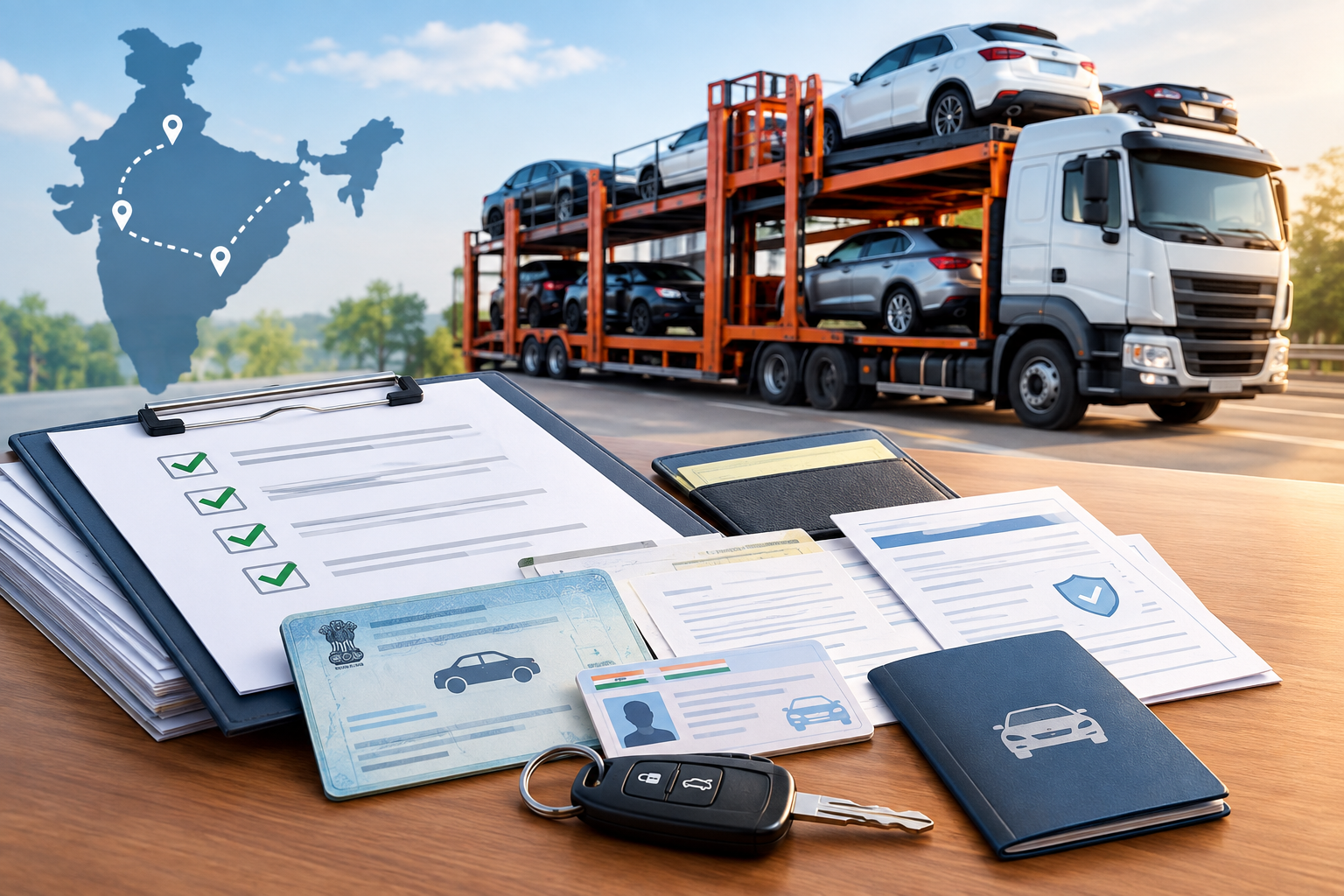 Documents Required for Car Transportation in India